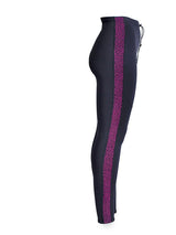Two Bare Feet Womens Silicone Print Series 2.5mm Neoprene Wetsuit Pants (Black/Raspberry)