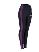 Two Bare Feet Womens Silicone Print Series 2.5mm Neoprene Wetsuit Pants (Black/Raspberry)
