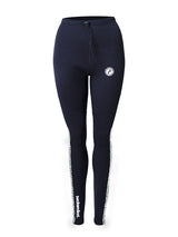 Two Bare Feet Womens Silicone Print Series 2.5mm Wetsuit Jacket & Pants Set (Black/White)