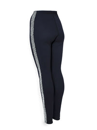 Two Bare Feet Womens Silicone Print Series 2.5mm Neoprene Wetsuit Pants (Black/White)
