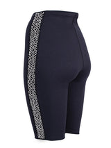 Two Bare Feet Womens Silicone Print Series 2.5mm Neoprene Wetsuit Shorts (Black/White)