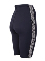 Two Bare Feet Womens Silicone Print Series 2.5mm Neoprene Wetsuit Shorts (Black/White)