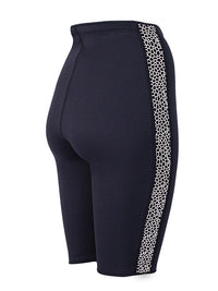 Two Bare Feet Womens Silicone Print Series 2.5mm Neoprene Wetsuit Shorts (Black/White)