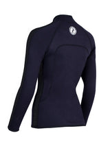 Two Bare Feet Womens Silicone Print Series Full Zip 2.5mm Wetsuit Jacket (Black)