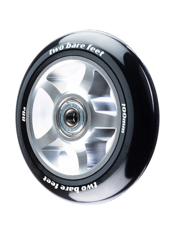 TBF Alloy Series Scooter Wheels - 5 Star (Chrome Pair 2 x Wheels)
