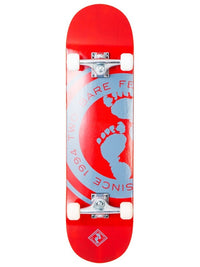 TBF Boarding Co Complete Double Kick Skateboard Since '94 (Red)