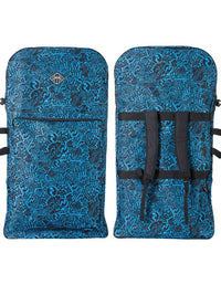 Two Bare Feet Flowers Quad Bodyboard & Bag Bundle