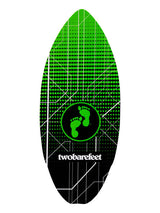 Two Bare Feet Space 41" Skimboard (Black / Green)