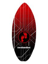 Two Bare Feet Space 41" Skimboard (Black / Red)