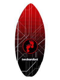 Two Bare Feet Space 41" Skimboard (Black / Red)