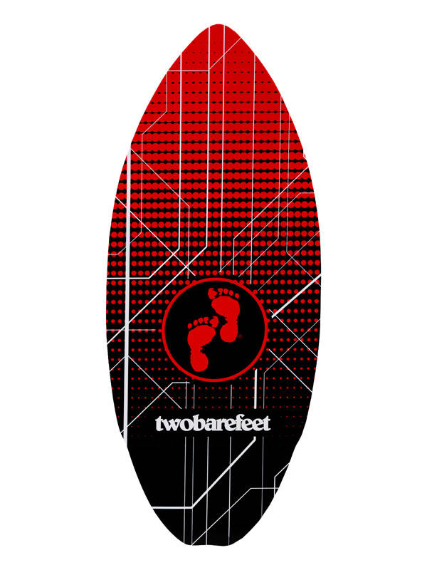 Two Bare Feet Space 41" Skimboard (Black / Red)