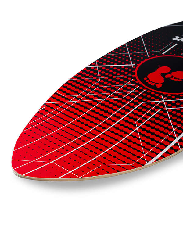 Two Bare Feet Space 41" Skimboard (Black / Red)