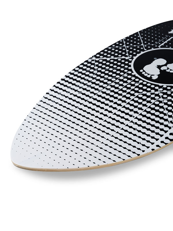 Two Bare Feet Space 41" Skimboard (Black / White)