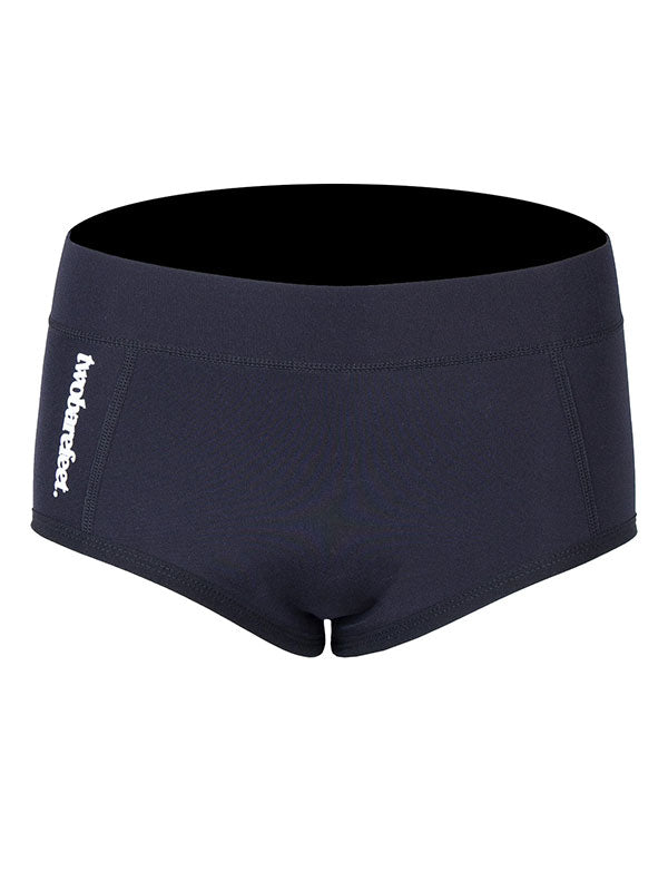 Two Bare Feet Womens Sport 1.5mm Neoprene Wetsuit Bikini Bottom Shorts (Black)
