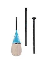 Two Bare Feet Strand Aluminium 3 Piece SUP Paddle (Aqua)