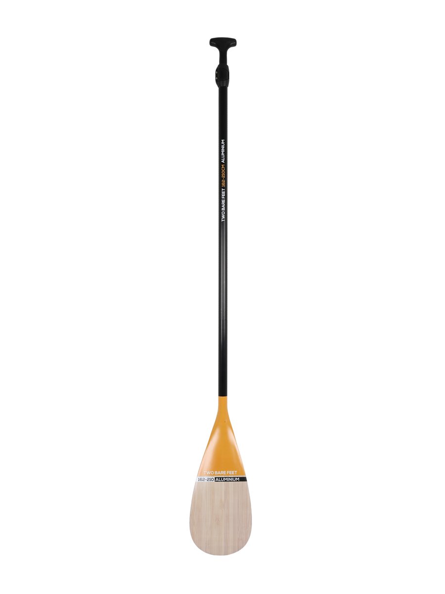Two Bare Feet Strand Aluminium 3 Piece SUP Paddle (Yellow)