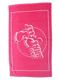 Two Bare Feet Classic Logo Junior Swim Towel (Pink)