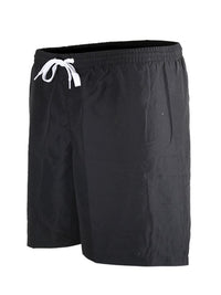 Two Bare Feet Elasticated Drawstring Waist Swimming Shorts (Black)