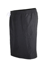 Two Bare Feet Elasticated Drawstring Waist Swimming Shorts (Black)