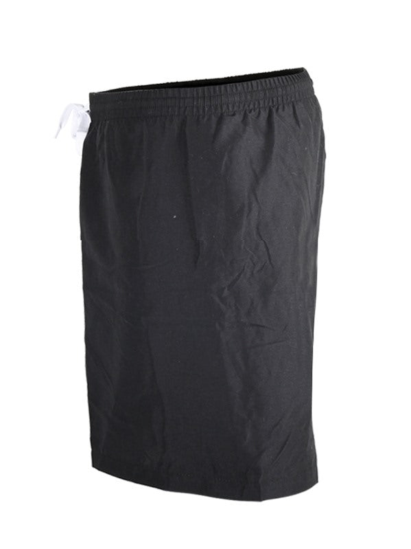 Two Bare Feet Elasticated Drawstring Waist Swimming Shorts (Black)