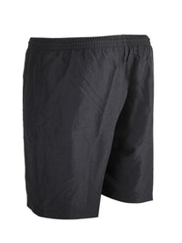 Two Bare Feet Elasticated Drawstring Waist Swimming Shorts (Black)