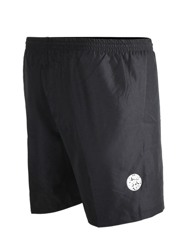 Two Bare Feet Elasticated Drawstring Waist Swimming Shorts (Black)