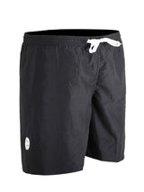 Two Bare Feet Elasticated Drawstring Waist Swimming Shorts (Black)