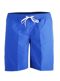 Two Bare Feet Elasticated Drawstring Waist Swimming Shorts (Blue)
