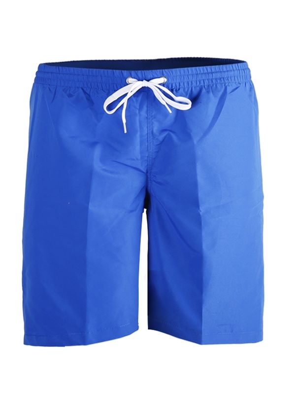 Two Bare Feet Elasticated Drawstring Waist Swimming Shorts (Blue)