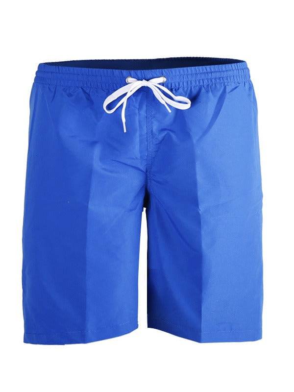 Two Bare Feet Elasticated Drawstring Waist Swimming Shorts (Blue)