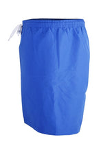 Two Bare Feet Elasticated Drawstring Waist Swimming Shorts (Blue)