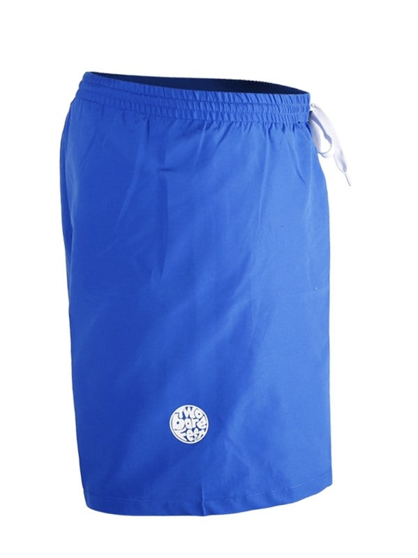Two Bare Feet Elasticated Drawstring Waist Swimming Shorts (Blue)