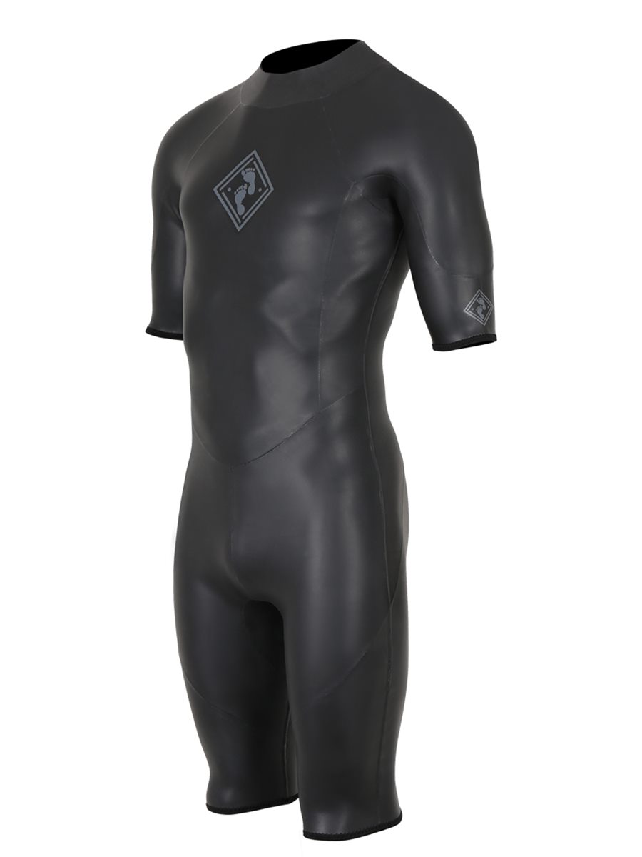 Two Bare Feet T3 Shorty Triathlon Wetsuit (Black)