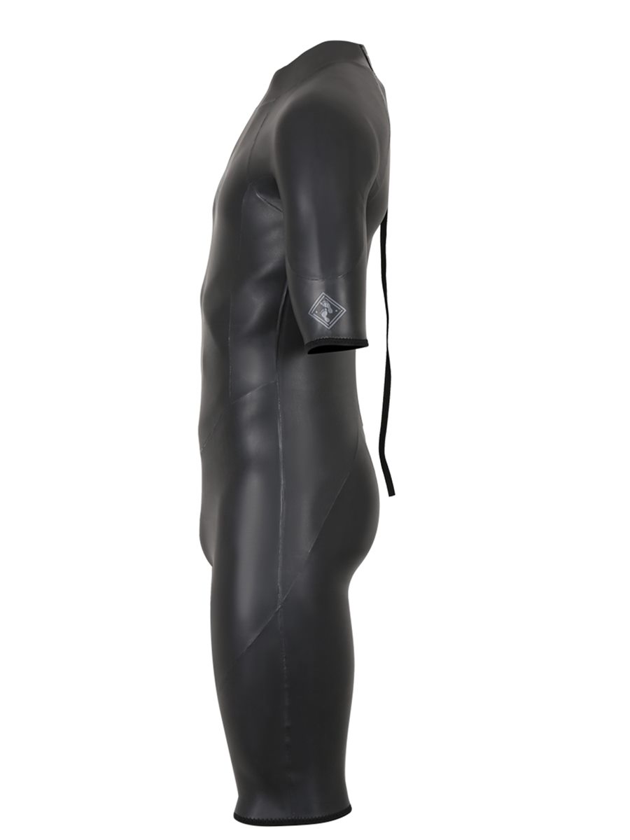 Two Bare Feet T3 Shorty Triathlon Wetsuit (Black)