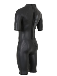 Two Bare Feet T3 Shorty Triathlon Wetsuit (Black)