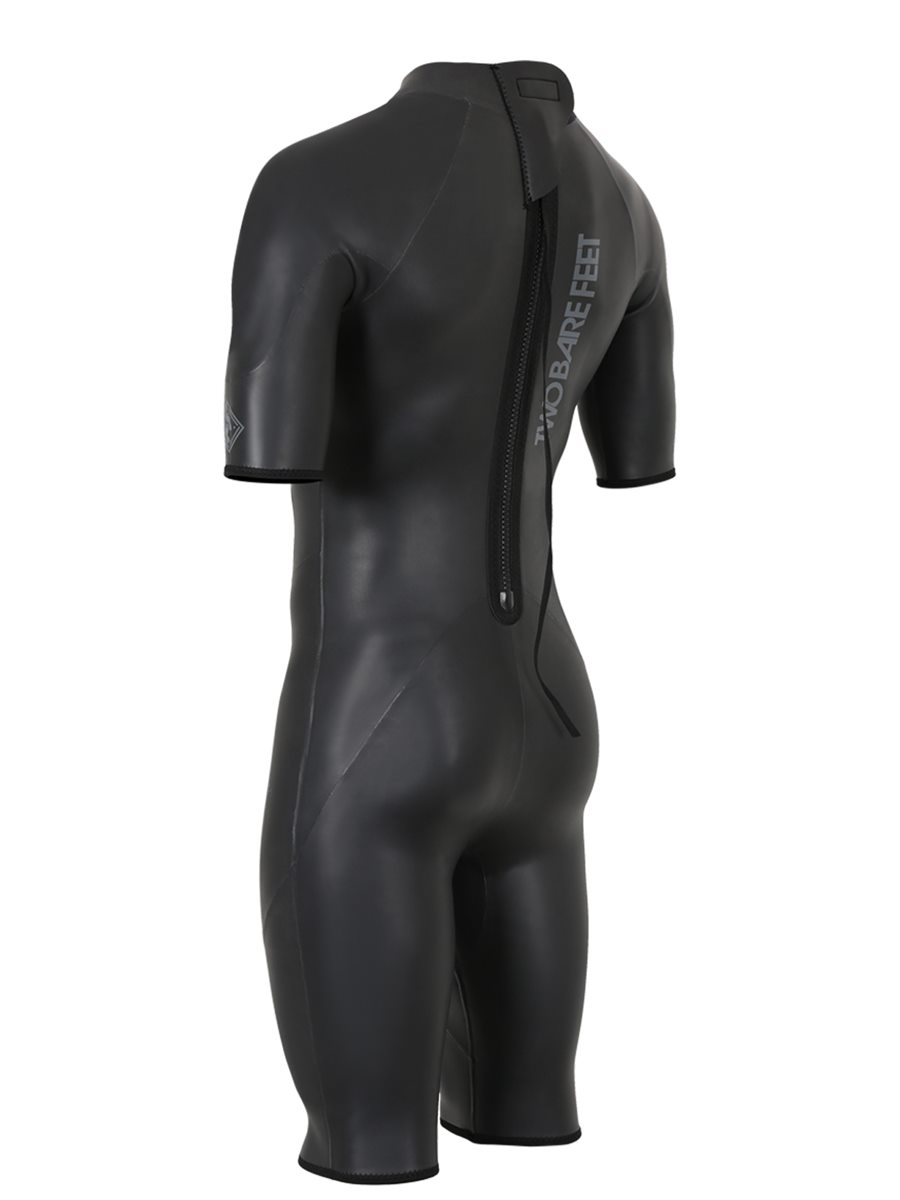 Two Bare Feet T3 Shorty Triathlon Wetsuit (Black)