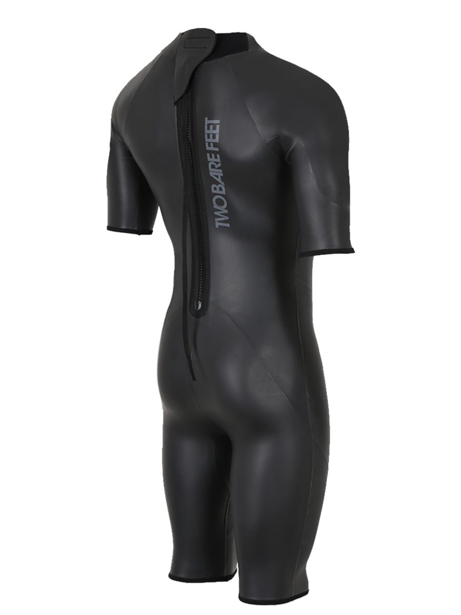 Two Bare Feet T3 Shorty Triathlon Wetsuit (Black)