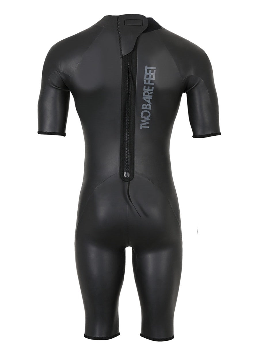 Two Bare Feet T3 Shorty Triathlon Wetsuit (Black)