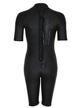 Two Bare Feet T3 Shorty Womens Triathlon Wetsuit (Black / Lilac)