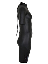 Two Bare Feet T3 Shorty Womens Triathlon Wetsuit (Black / Lilac)