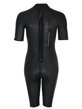Two Bare Feet T3 Shorty Womens Triathlon Wetsuit (Black / Pink)