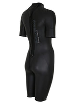 Two Bare Feet T3 Shorty Womens Triathlon Wetsuit (Black / Pink)