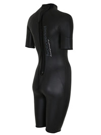 Two Bare Feet T3 Shorty Womens Triathlon Wetsuit (Black / Pink)