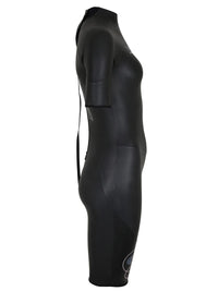 Two Bare Feet T3 Shorty Womens Triathlon Wetsuit (Black / Pink)