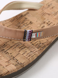 Two Bare Feet Olivia Ladies Sandals (Tan / Cork)