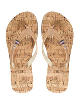 Two Bare Feet Olivia Ladies Sandals (Tan / Cork)