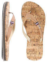 Two Bare Feet Olivia Ladies Sandals (Tan / Cork)