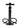Two Bare Feet High Pressure 27.5psi Single Action Hand Pump (Black)