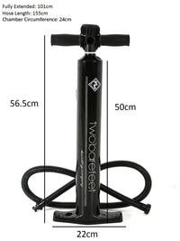 Two Bare Feet High Pressure 27.5psi Single Action Hand Pump (Black)