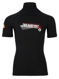 Two Bare Feet Junior Thermal Short Sleeve Rash Vest (Black)